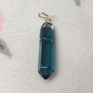 ALEX AND ANI Blue Zircon Spike Pendant Charm (December)